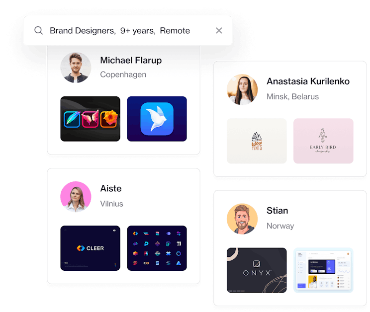 Designers for hire